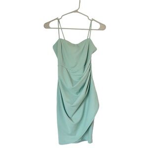 Tight Sage Green Homecoming Special Event Dress
